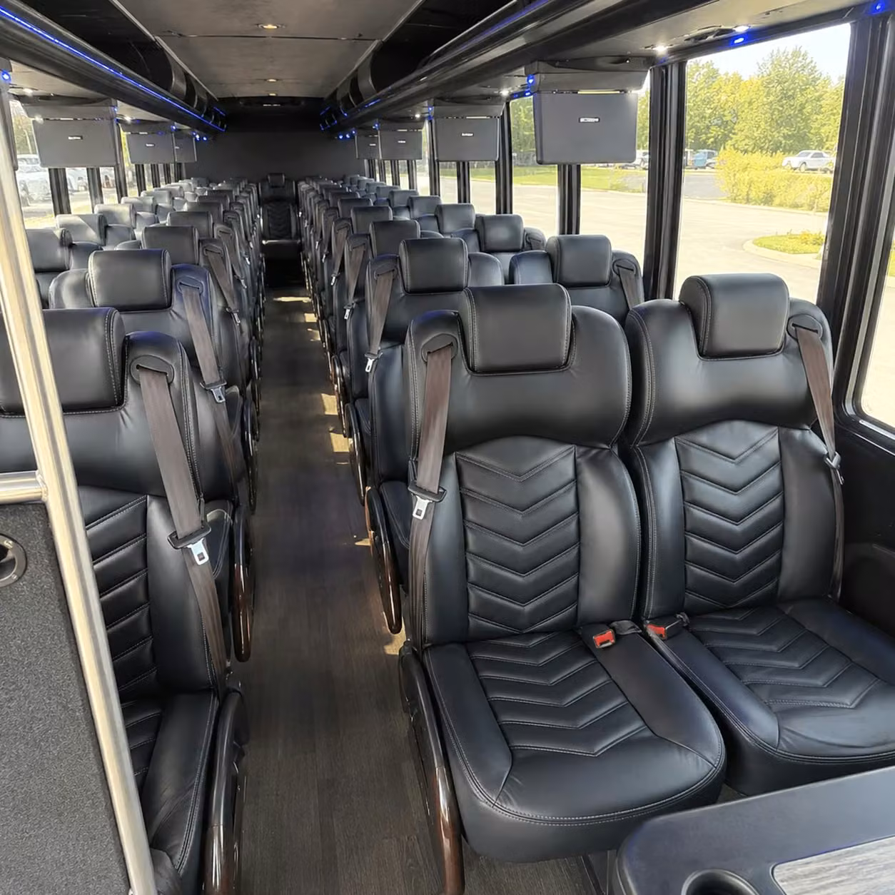 25 passenger minibus inside