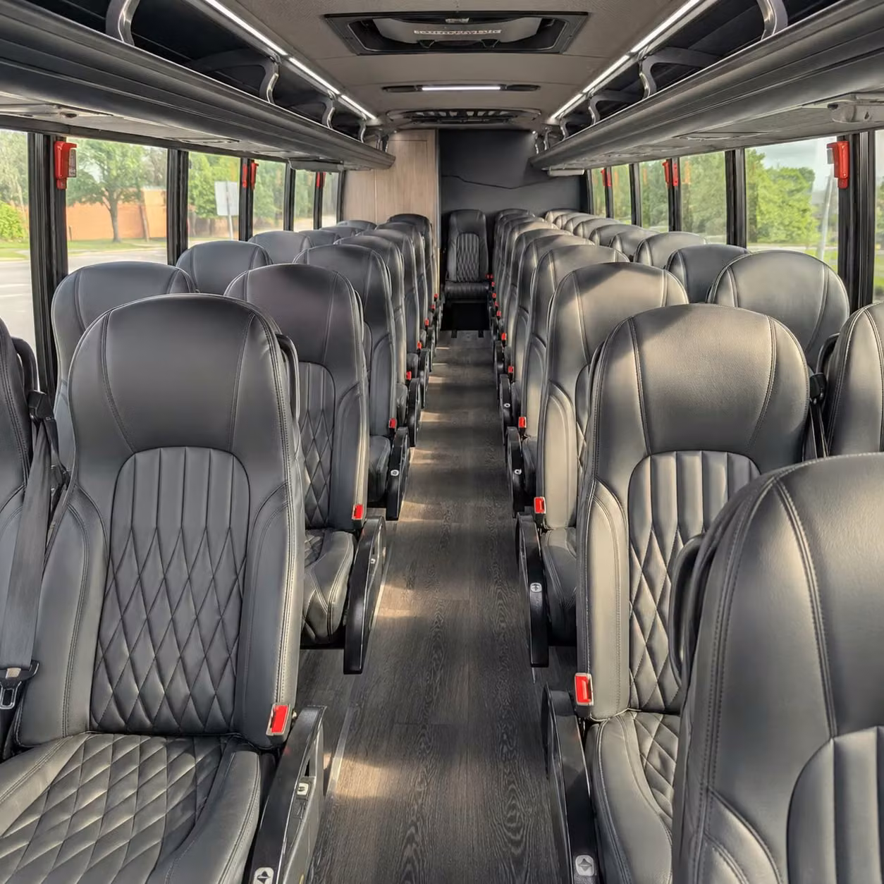 30 passenger minibus interior