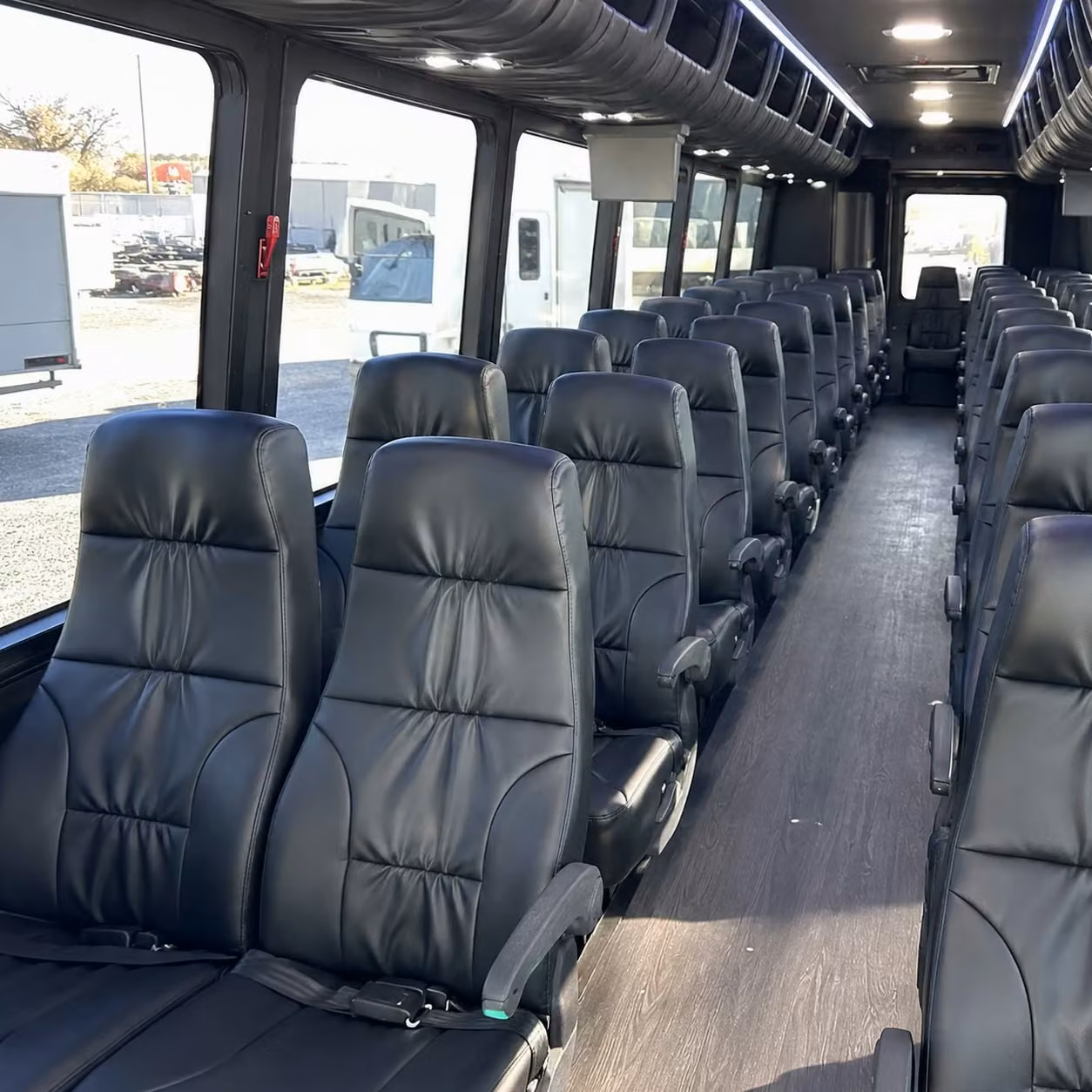 35 passenger minibus interior