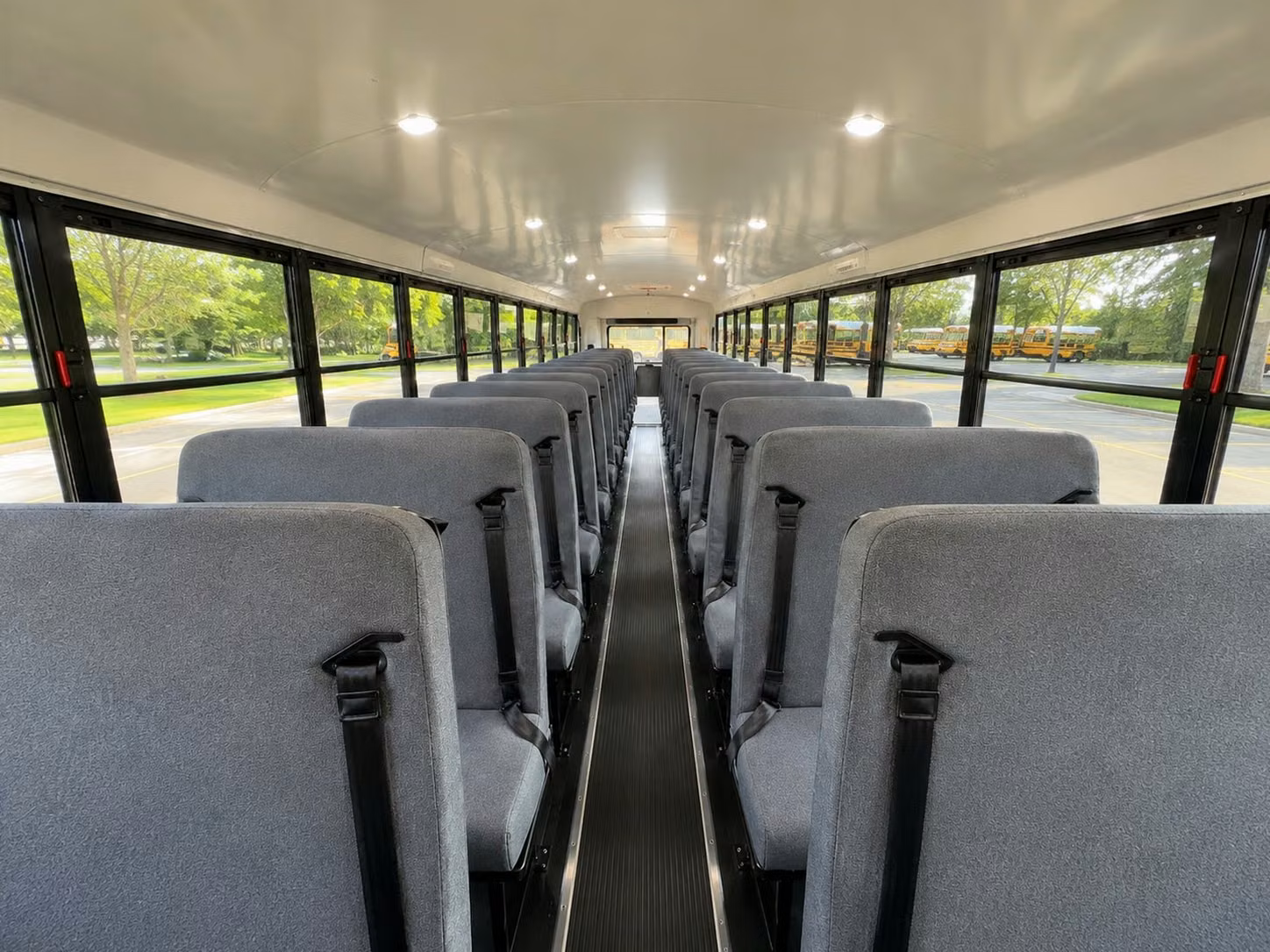 school bus interior